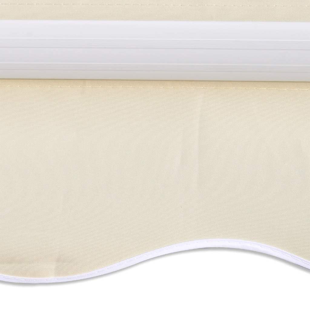 Cadre de Store Banne Aluminium, Enroulement Automatique, Blanc, 4 x 3 m