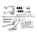 Astra Depot Chrome Forward Controls Pegs Levers Linkages Compatible with Harley Sportster XL1200 XL883 2004-2013