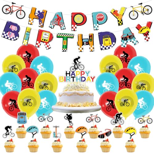 Bike Themed Birthday Party Decorations & Supplies