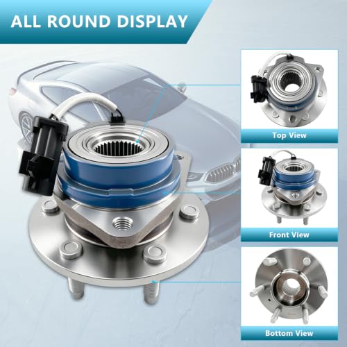 2PCS 513236 Front Wheel Bearing and Hub Assembly Compatible with 2006-2009 Chevy Uplander Pontiac Montana, 2006 2007 Buick Terraza Saturn Relay, 6 Lug w/ABS by chsuatuo - Used condition - Image 6