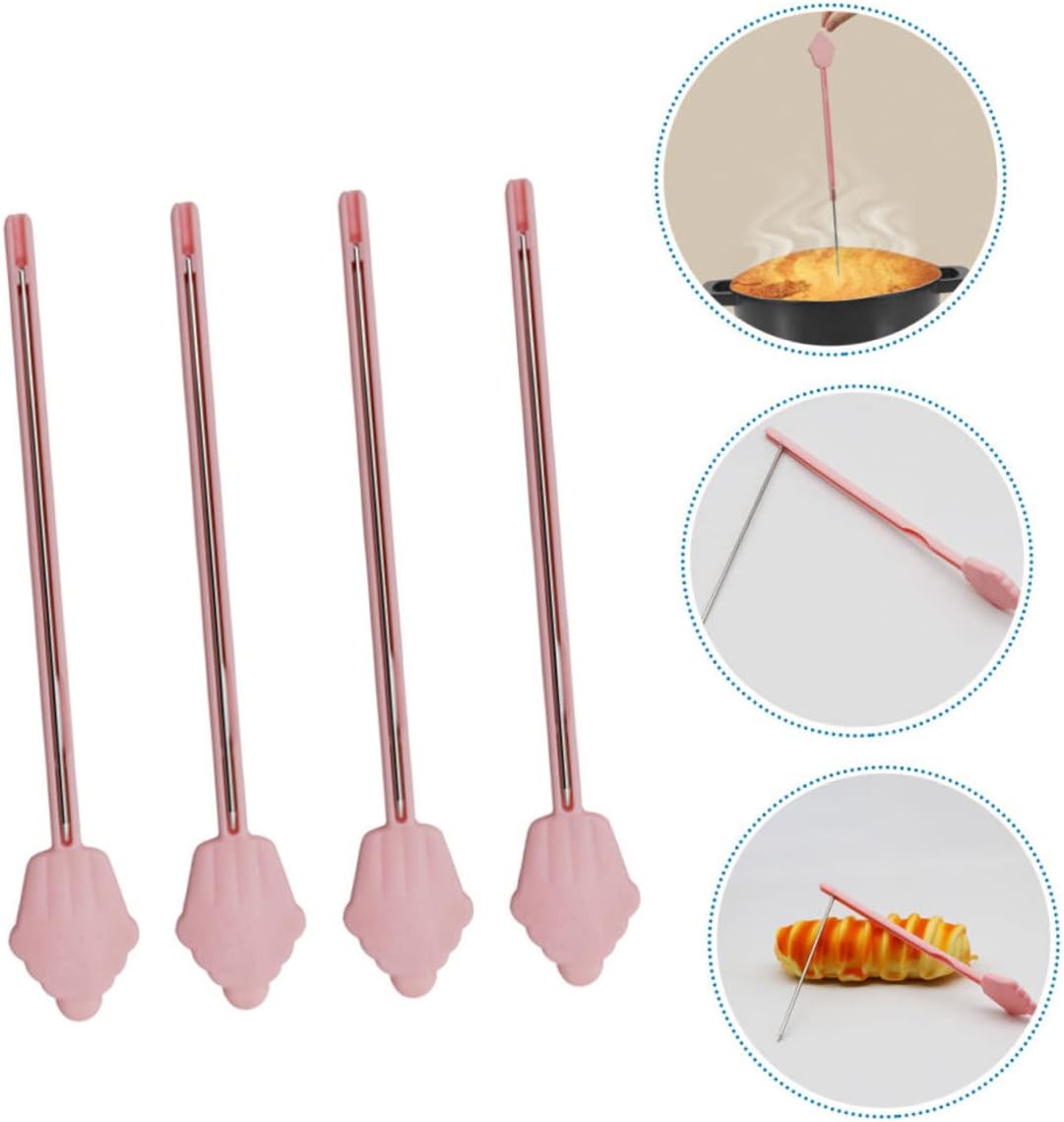 Pink Stainless Steel 4pcs for Baking Kitchen Use