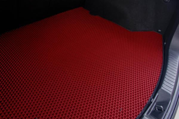 Miniatura 5 de Alfombrilla de maletero de carga personalizada para Mazda CX-5 2017-2023 - Bandeja impermeable para maletero (rojo)