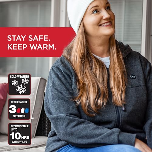 Radians Women's Standard Heated Apparel-Jackets, Heather Gray2