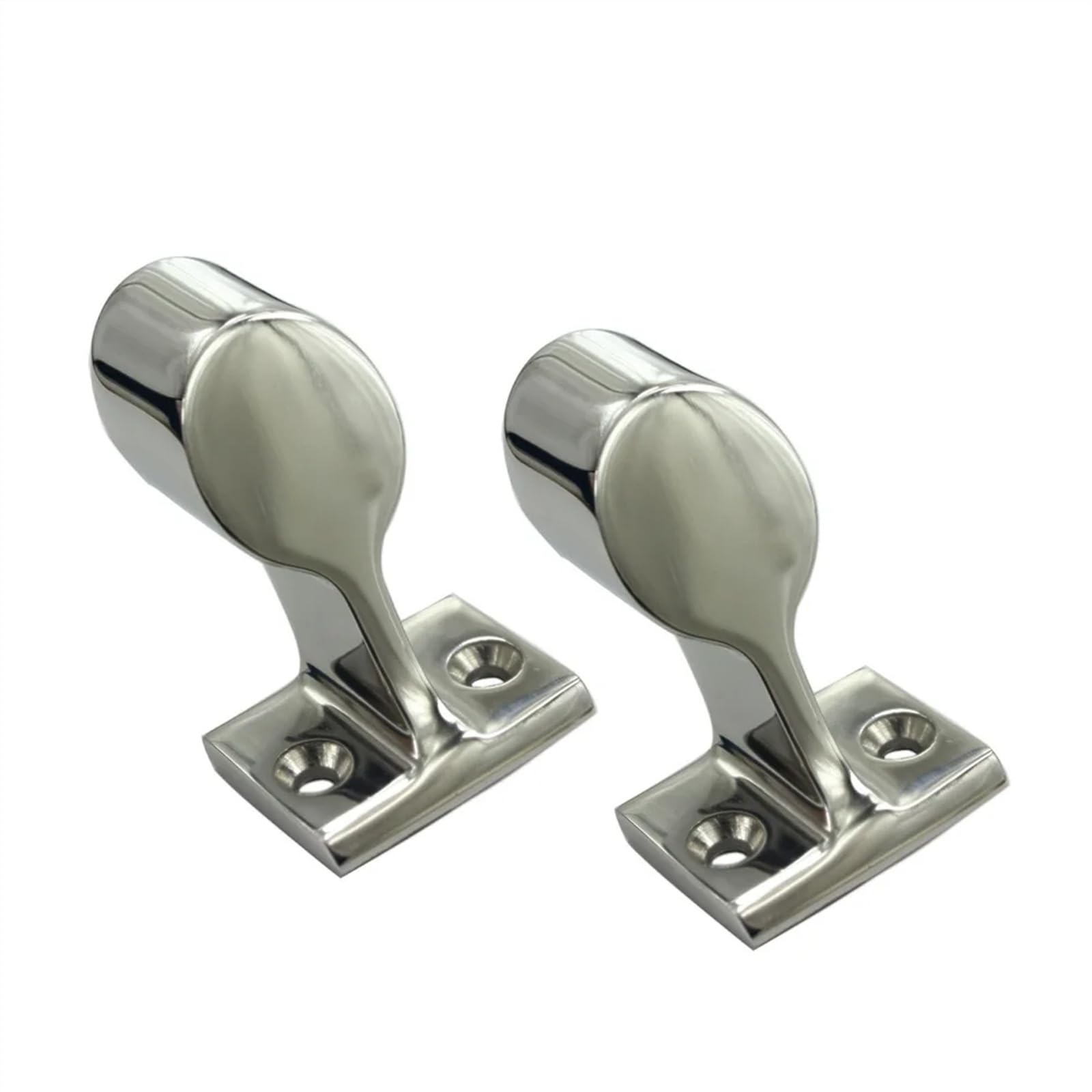 2PCS in Acciaio Inox 316 Barca Corrimano Raccordo estremità Destra Stanchion 7/8 Pollici 1 Pollici Pesante Marine Hardware for 22mm e 25mm Tubo