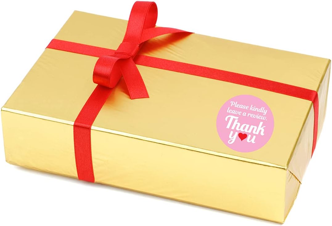 Superb Home Please Kindly Leave A Review Thank You Stickers 1,000 Pink 1” Round Packaging Labels Compatible for Amazon Ebay Etsy Shopify Walmart Product Reviews Policy Supporting My Small Business