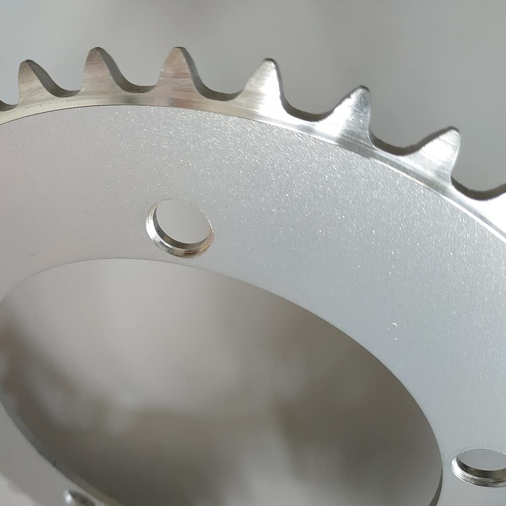 Monocorona Mtb Anello Della Catena Dell'ingranaggio Fisso 44T 46T 48T 50T 52T 53T Ruota di Catena Della Bici Della Pista Della Strada Singola Velocità 130mm BCD Corona Argenteo Corone Per Bicicletta