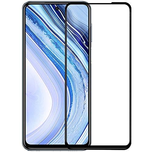Image of Tempered Glass Screen Protector Compatible For Redmi Note 9 Pro ; Note 9 Pro Max Full Screen Coverage (Except Edge to Edge) and Free Complete Easy Installation kit