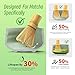 TEANAGOO Matcha Whisk Set Green, 7 Pcs Matcha Set, Matcha Kit for Ceremony, Matcha Tea Set for Making Breakfast/Latte,Whisk Set and Ceramic Bowl with All Accessories, Gift for Family/Friend