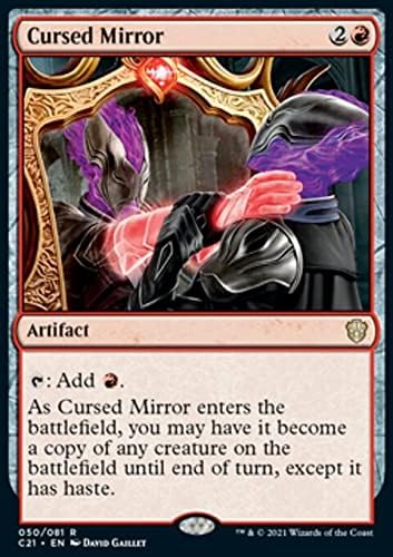 Magic: The Gathering Singles MTG Magic: The Gathering Cursed Mirror 50 Commander 2021 C21 Red C2150 0
