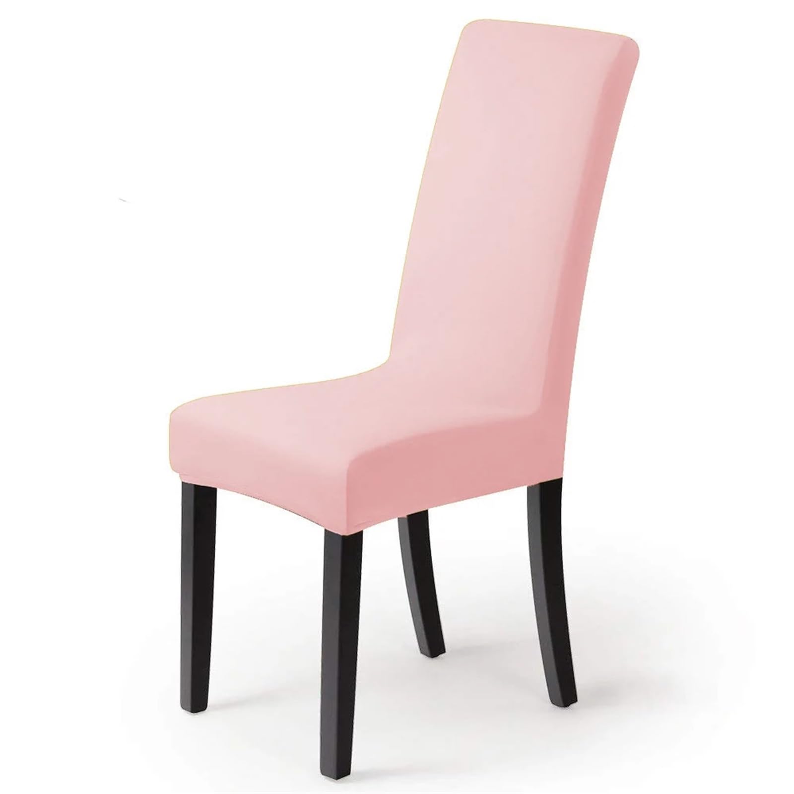 Funda extraíble for Silla de Asiento, Cubierta Licra for Cocina, for Banquete, Boda, Cena, Restaurante para Hogar(Pink)