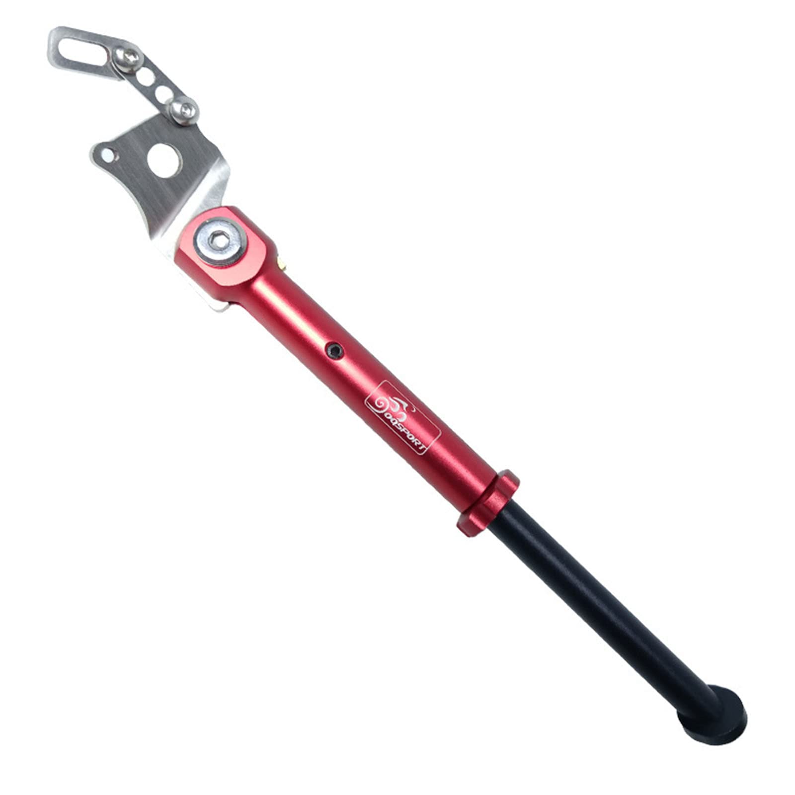 Newft Red Bicycle Kickstand Aluminum Alloy Bike Side Adjustable Kick Stand Folding Bike Foot Folding Kickstand