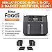 Ninja DZ201 Foodi 8 Quart 6-in-1 DualZone 2-Basket Air Fryer with 2 Independent Frying Baskets, Match Cook & Smart Finish to Roast, Broil, Dehydrate & More for Quick, Easy Meals, Grey