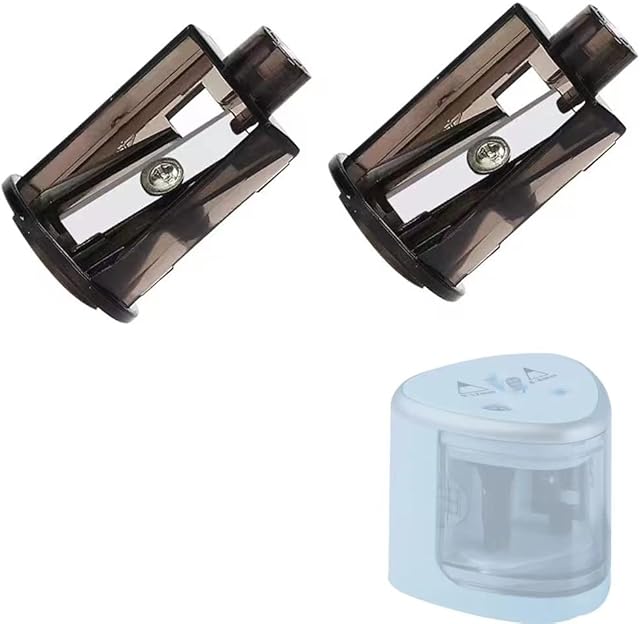 JIJICZ Electric Pencil Sharpener Blades,Spare Replacement Blade for Electronic Sharpeners Automatic,6-8mm and 8-12mm, Grey