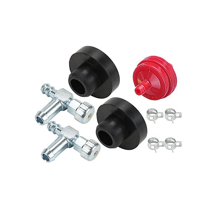 Buy Hilom Tank Fuel Hose Filter Gas ShutOff Valve Grommet Bushing For