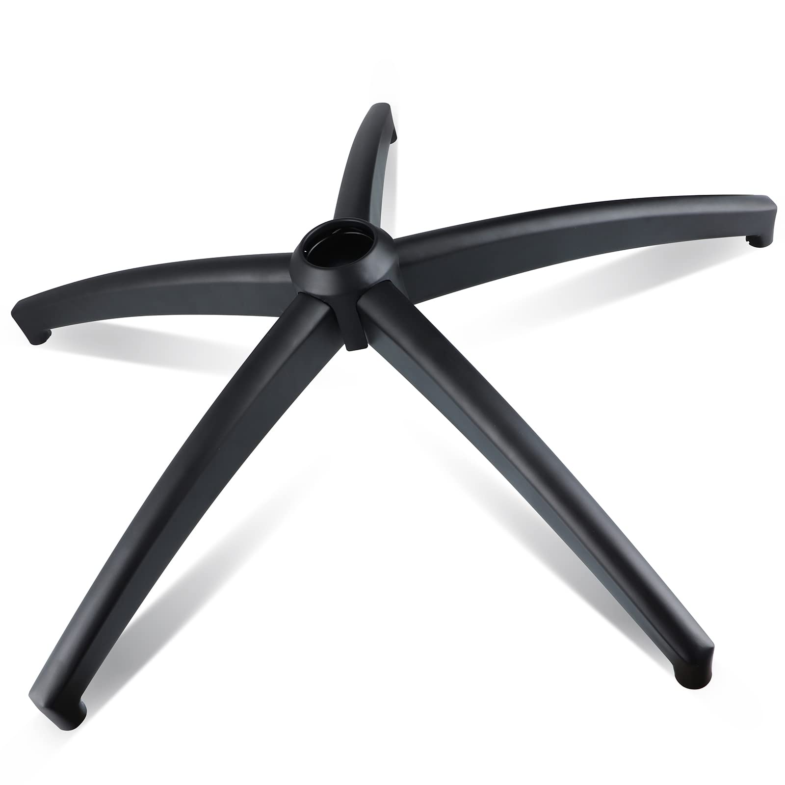 Skelang Base de silla de oficina de 70 cm, parte inferior de silla de escritorio con patas de metal reforzadas, repuesto inferior de silla de juego