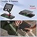 30W Wireless Charger for Samsung/Android Mag-Safe Charging Station with Clock/Light for Samsung S25/S24/S23 Ultra/Buds,for iPad/Tablet Foldable Stand, Watch Charger Only for Galaxy Watch 8/7/6/5,Black