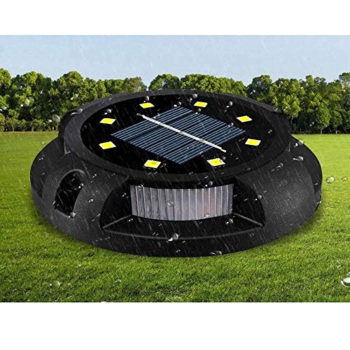 Luminaria Solar Led Energia Kit 4 unid Jardim Grama Espeto Recarregavel Luz Casa Decoração
