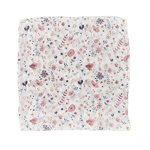 Image of Little Unicorn - Fairy Gardens Deluxe Swaddle | Single | 100% Rayon Muslin from Bamboo | Super Soft | Newborns and Infants | Large 47 inch x 47 inch | Machine Washable