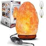 Natural Himalayan Pink Salt Lamp, 7-9 lbs, Salt Rock Lamp, Himalayan Lamp, Sea Salt Lamp, Handmade,...