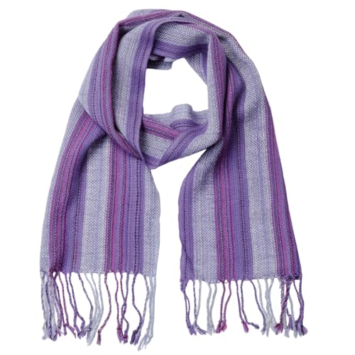GreaterGood Hand-Loomed Alpaca Scarf Fair Trade 100% Hypoallergenic Alpaca Fiber ...