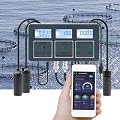 GEHPYYDS WiFi Smart Water Quality Meter Monitor, 8 in 1 Water Quality Detector, PH/EC/TDS/Salt/S.G/CF/ORP/Temp Tester, for Aquariums Pool Hydroponics