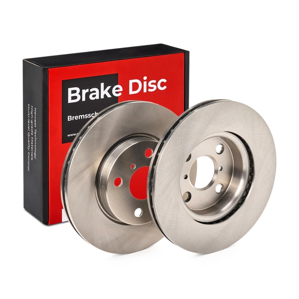 STARK SKBD-0020078 2x Disco freno Anteriore senza viti/bulloni Compatibilità con TOYOTA Yaris Hatchback P9