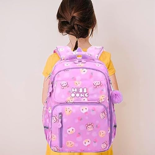 Mochila Escolar com Rodinha, Compartimento para guardar lapís, caneta e objetos mochila de carrinho