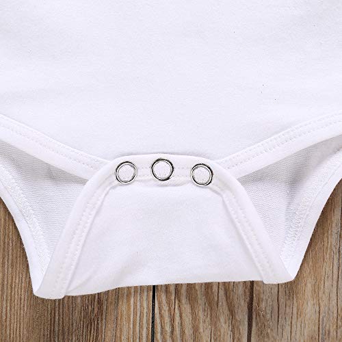 Newborn Infant Baby Girl My 1St Mother's Day Skirt Set Romper+Tutu Pink Dot Skirt+Headband+Legging Warmer 4Pcs (Pink+White, 0-3 Months) #TOP4