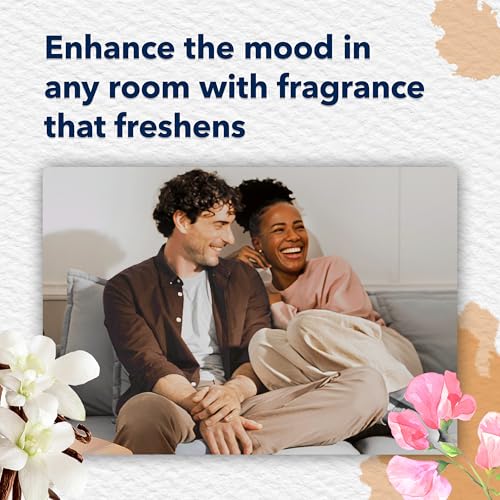 Image of Glade PlugIns Refills Air Freshener, Scented and Essential Oils for Home and Bathroom, Sheer Vanilla Embrace, 3.35 Fl Oz, 5 Count