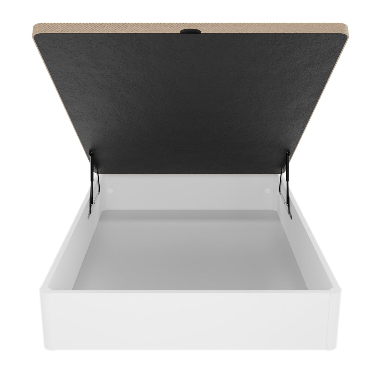Canapé Abatible Blanco Súper Reforzado - 150x190cm Con Gran Capacidad