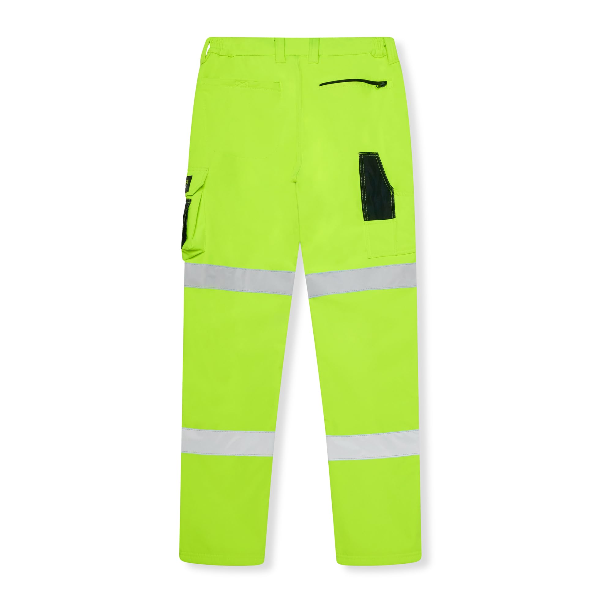 Męskie wodoodporne spodnie softshellowe, odzież robocza, zdejmowane kieszenie, spodnie Hi vis