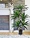 Artificial Dracaena Tree 4ft Tall Faux Dracaena Plants Fake Silk Fragrans Tree with Pot for Living Room Floor Indoor Outdoor Office Home Decor Gift for Housewarming