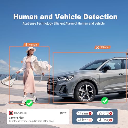 Image of 8MP /4K Outdoor IP Camera, DS-2CD2383G2-LI2U 2.8mm,Compatible with Hik NVR /Hik-Connect APP, Night Vision, Acusense Human /Vehicle Detection, 120dB WDR, IP67 Weatherproof, PoE /H.265+, Built-in Mic, 512GB