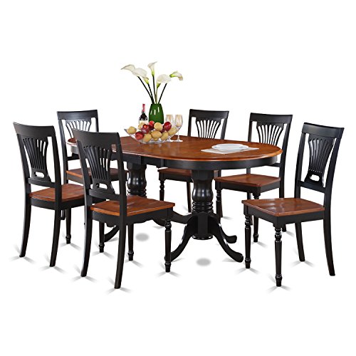7 Pc Dining room set-Dining Table and 6 Kitchen Dining Chairs