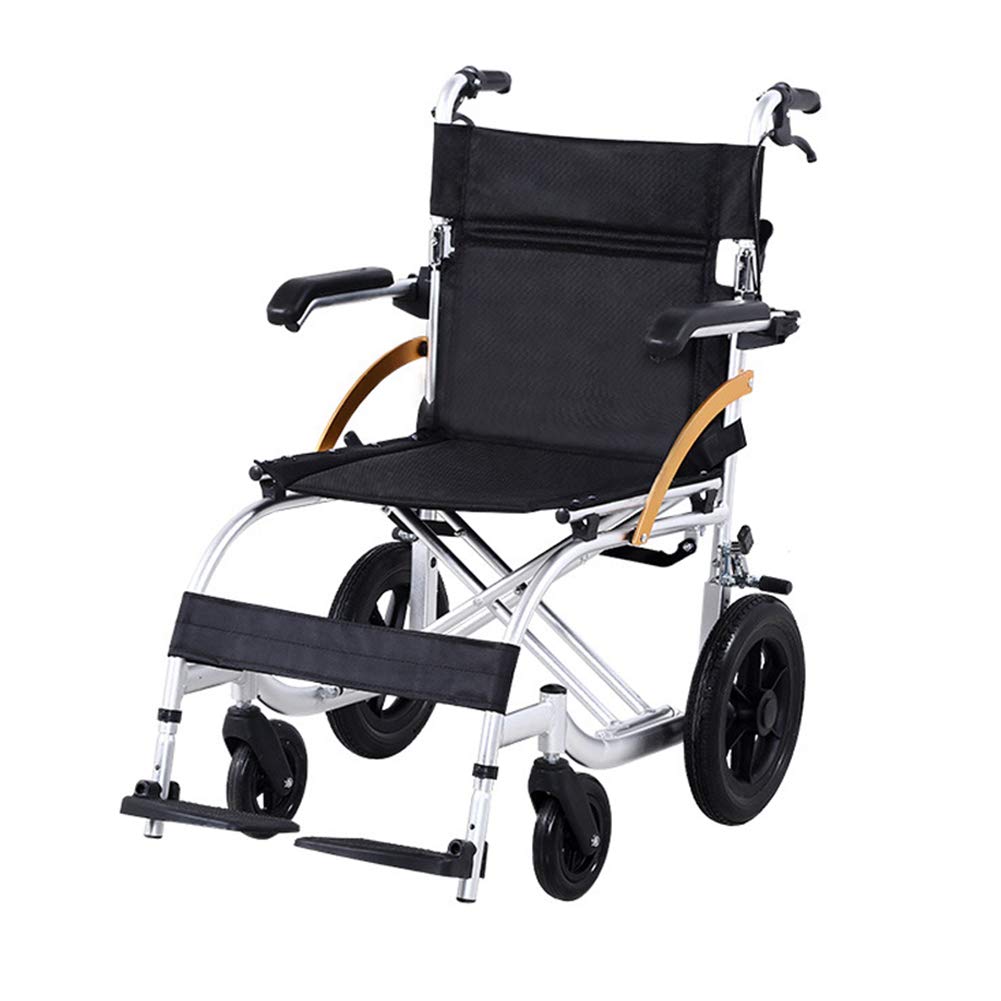 Buy JJRY Manual Self Propelled Lightweight Folding Wheelchair with