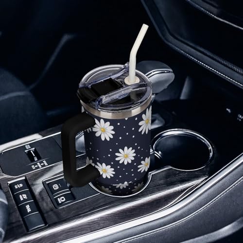 Taza de viaje de 40 onzas: termo de café y botella de agua para coche 7