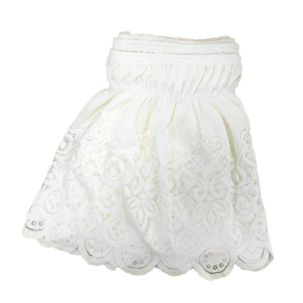 Vintage Crochet Lace Ruffle Elastic Band Bed Skirt Beige 2_100X200Cm Home & Garden | Bedding | Bed Skirts | Home & Garden | Bedding | Bed Skirts-image-43