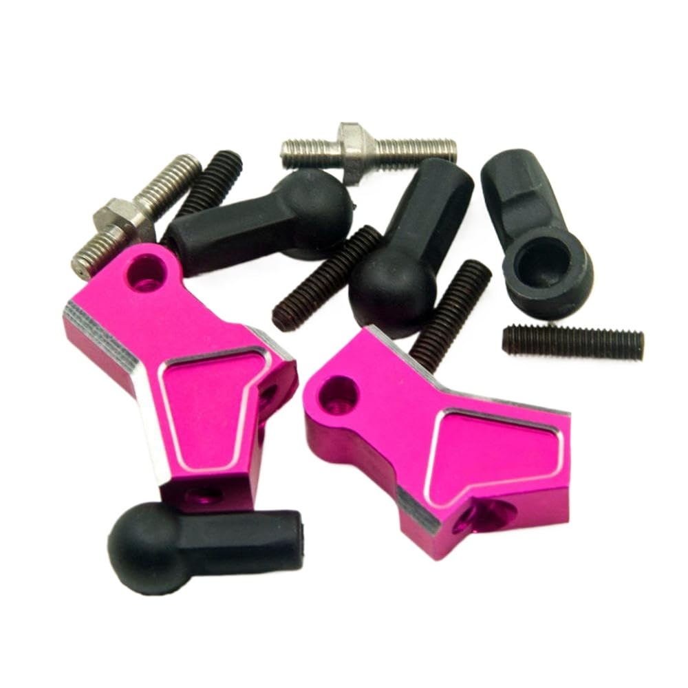 Aluminum Front Upper Suspension Arm Set Compatible with D4 AWD 1/10 Scale RC Drift and Crawler Cars
