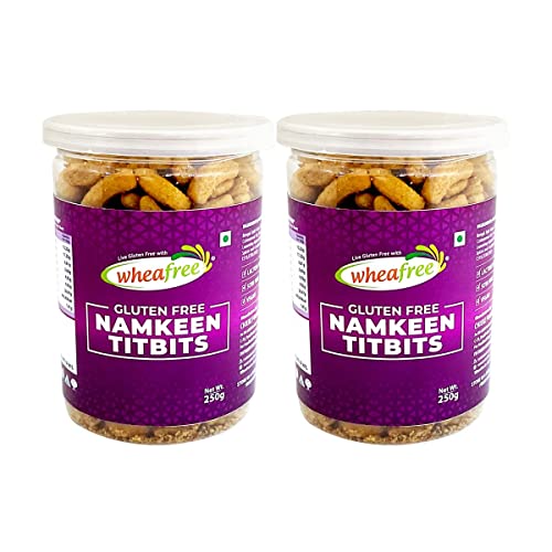 Image of Wheafree Gluten Free Sorghum Sooji (Pack of 2 x 400g Each) & Wheafree Gluten Free Namkeen Titbits (Pack of 2 x 250g Each)