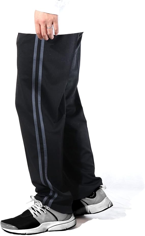 Amazon ステイランド ジャージパンツ ジャージズボン ストレート ロング 無地 サイドライン メンズ ジャージボトム 通販