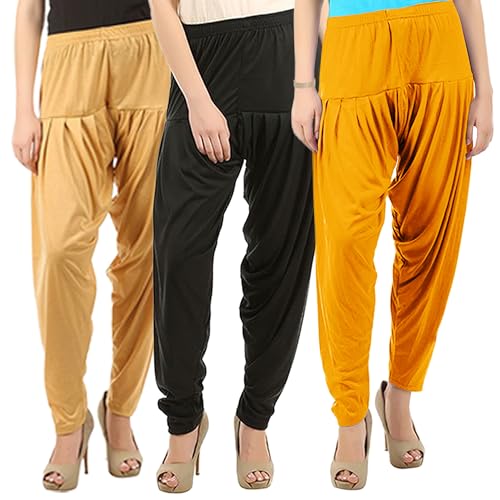 Image of Buy That Trendz Patiala Salwar for Women Relaxed Fit Viscose Patiyala Salwar Harem Bottom Pants