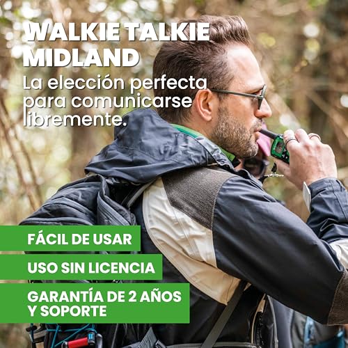 Walkie talkie resistente a salpicaduras Midland XT30 PRO para evitar perder la señal 3