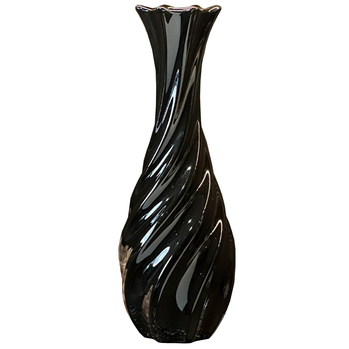 Ceramic vase， Small Modern Farmhouse Vase for Pampas Grass