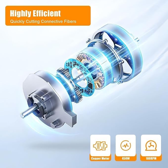 Elektrischer Fleischzartmacher – 450 W, Robuster Edelstahlwürfel Zum Zartmachen Von Rind-, Hühner-, Schweine- Und Putenfleisch – Einstellbare Dicke 3–22 Mm
