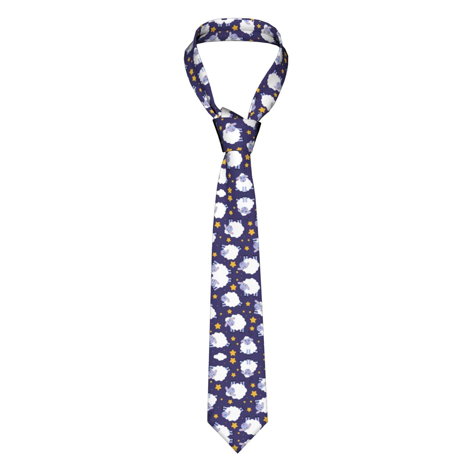 Aseelo Men's Sheep Tie Necktie Fashion Necktie For Formal Business Wedding Party