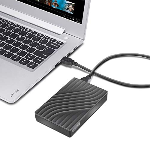 Image of Lenovo IdeaPad Flex 5i 10th Gen Intel i3 14 inch(35cm) FHD IPS 2-in-1 Convertible Laptop (4GB /256GB SSD /Win10 /MSO 2019 /Graphite Grey /1.5Kg) 81X100NCIN F510 1TB External Hard Drive Grey USB 3.0