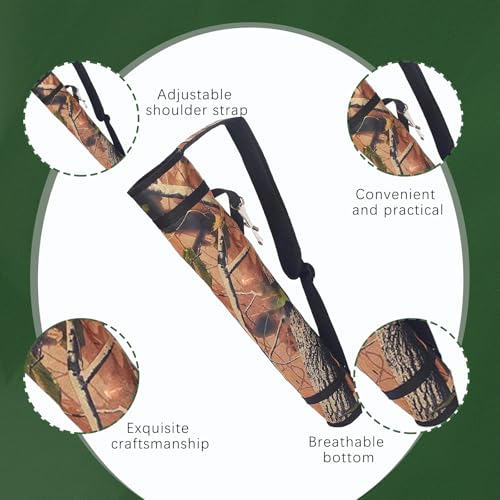 image for KURUGEILI Archery Quiver Back and Hip Quivers Adjustable Arrow Backpac