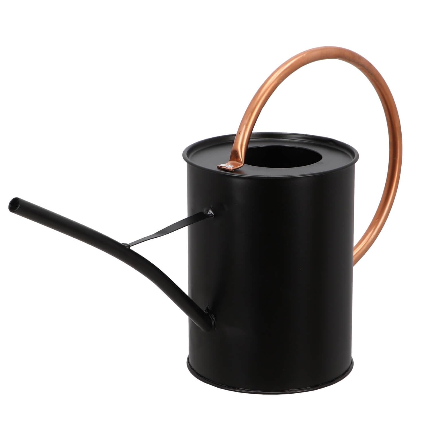 Esschert Design Arrosoir élégant en noir/cuivre pratique et élégant pour votre maison 1,6 l