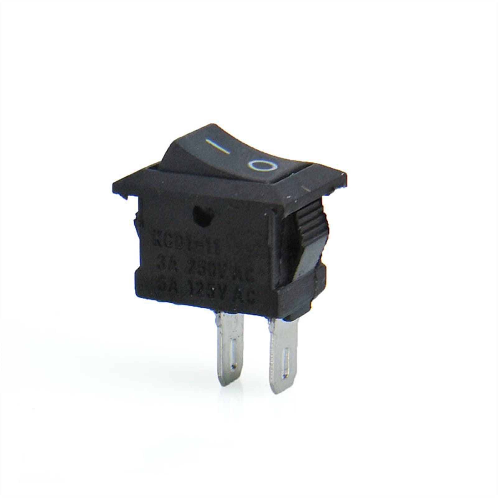 Interrupteur à Bascule KCD1 pour Remplacement Bouton Défectueux 2 Broches Petit Appareil 6A 250V