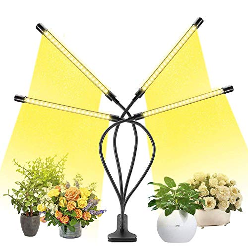 Preisvergleich Produktbild 40W 80 Leds Pflanzenlampe Pflanzenleuchte Vollspektrum, Grow Lampe Wachstumslampe 360°Einstellbar, Helligkeit Zimmerpflanzen Blumen Gewächshäusern Innengärten Gemüse Obst,C